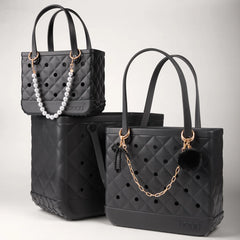Bogg'd & Charmed  - L.B.D. Black Pouf