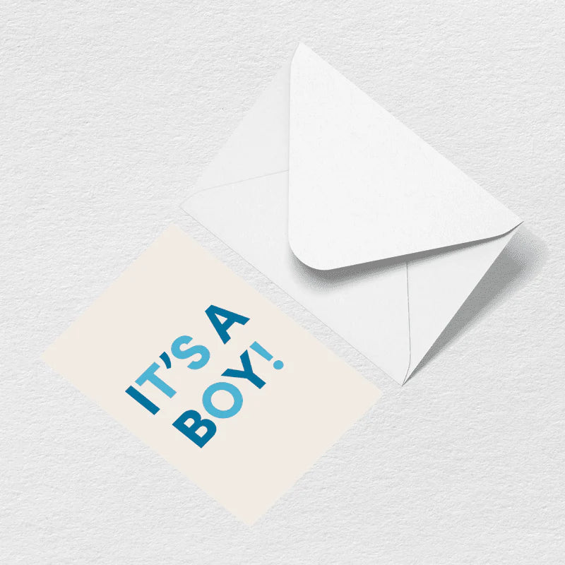 It's A Boy Greeting Card